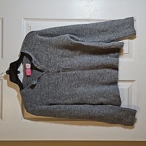 Great American Sweater Company Gray Soft Warm Fuzzy Sweater Size XL